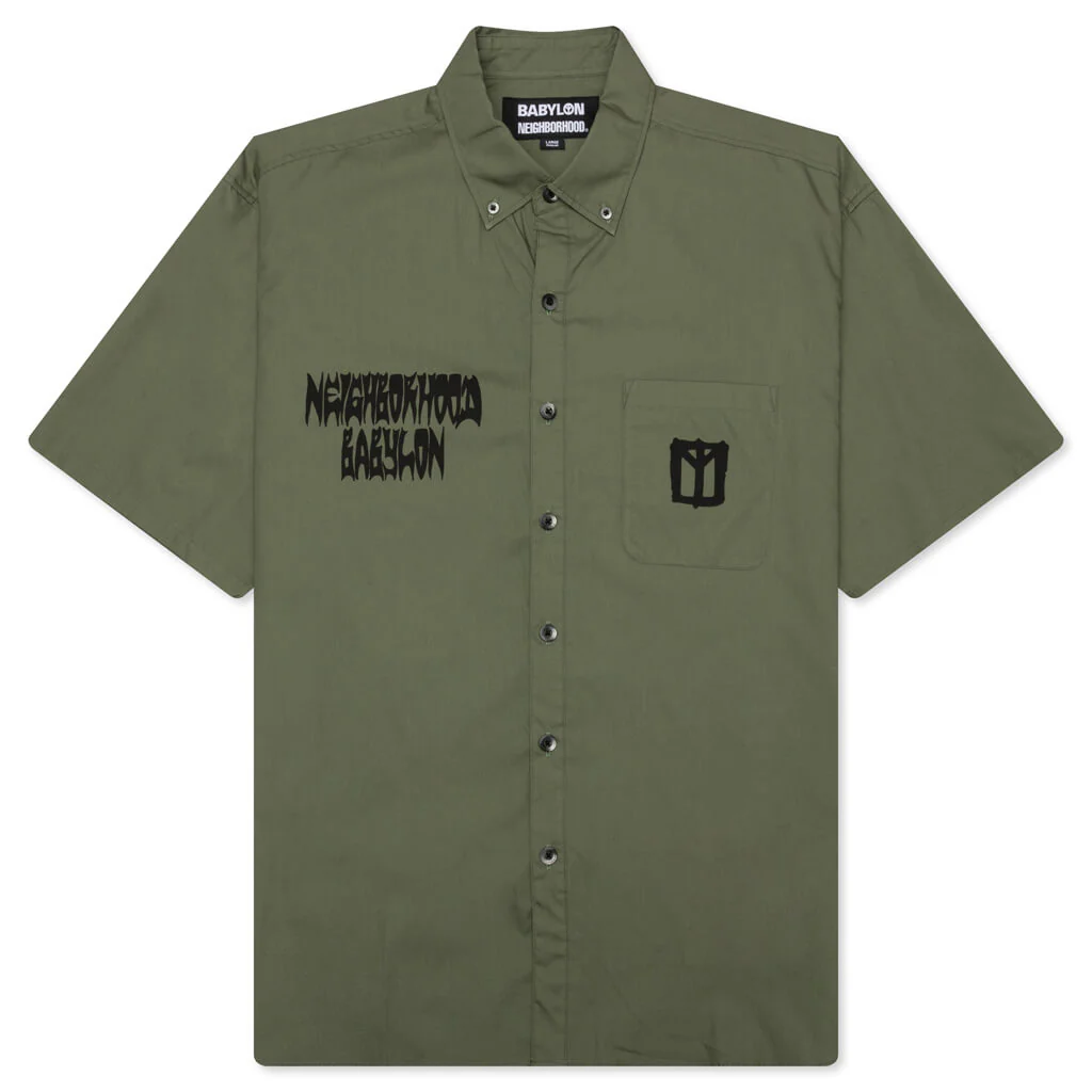 Neighborhood x Babylon BD Shirt SS-2 - Olive Drab