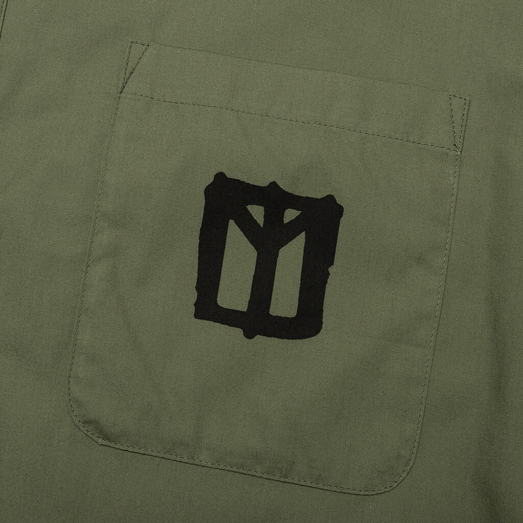 Neighborhood x Babylon BD Shirt SS-2 - Olive Drab - Image 5