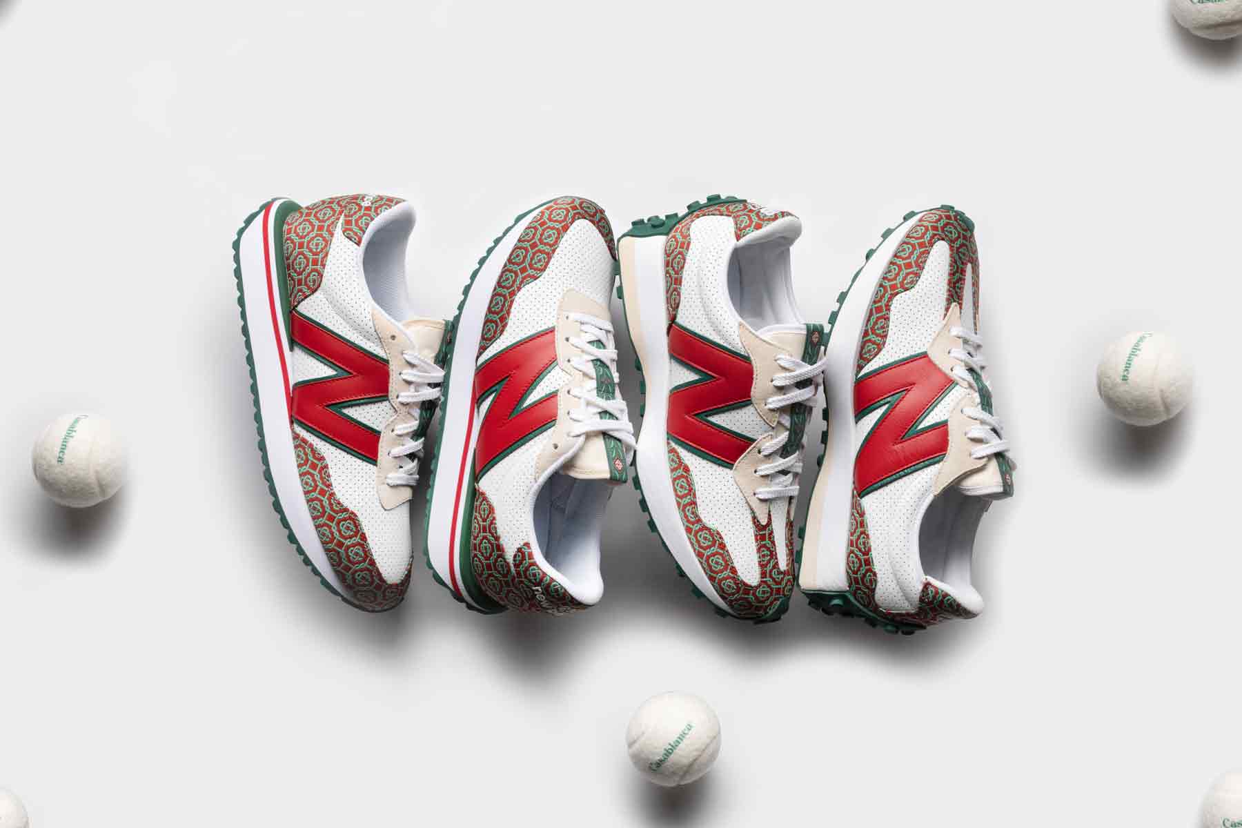 New Balance x Casablanca 327 - Off-White/Aspen - Image 5
