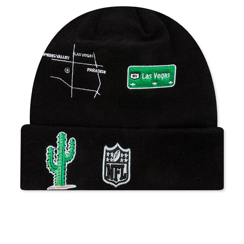 City Transit Knit Beanie - Las Vegas Raiders - Image 2