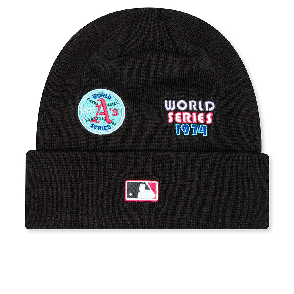 Polar Lights Knit Beanie - Oakland Athletics - Image 2