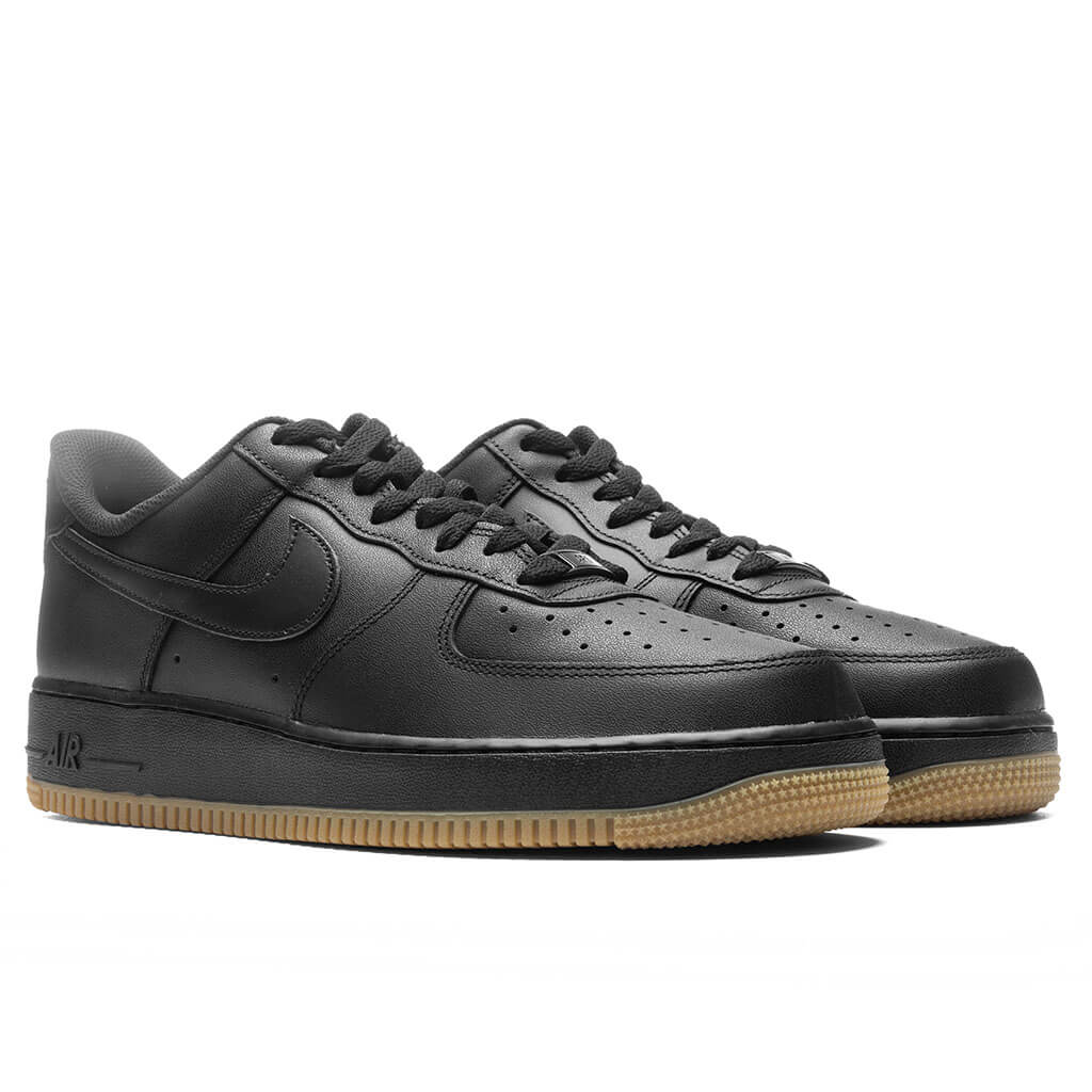 Air Force 1 '07 - Black/Black/Gum Light Brown - Image 2
