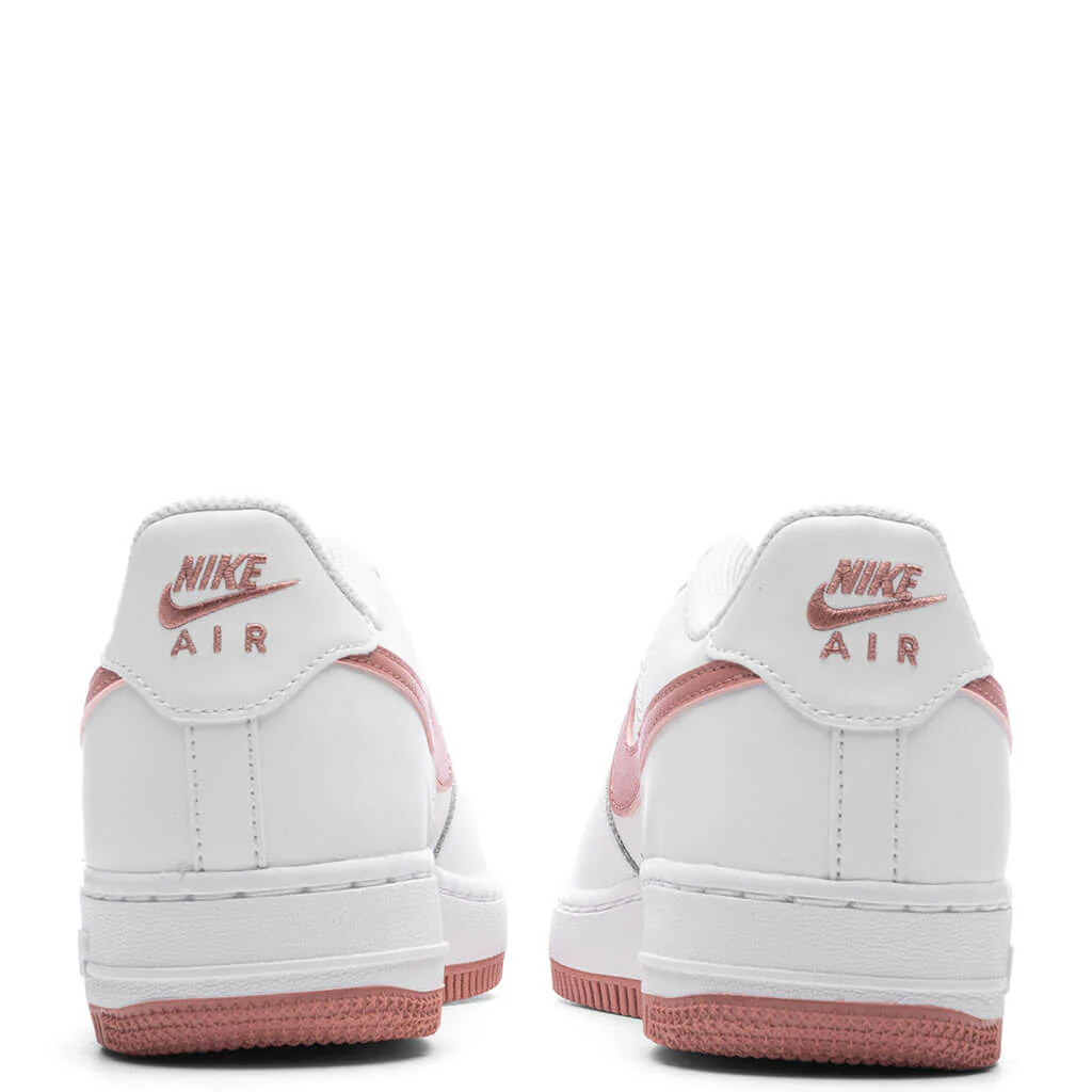 Air Force 1 (GS) - Summit White/Red Stardust/White - Image 4