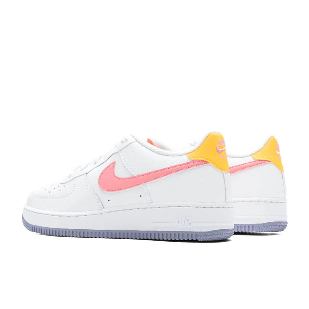 Air Force 1 (GS) - White/Coral Chalk/Laser Orange - Image 3