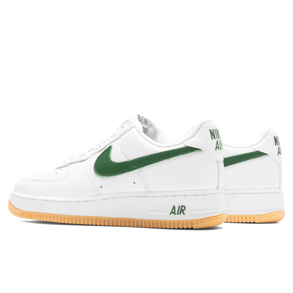 Air Force 1 Low Retro - White/Forest Green/Gum Yellow - Image 3