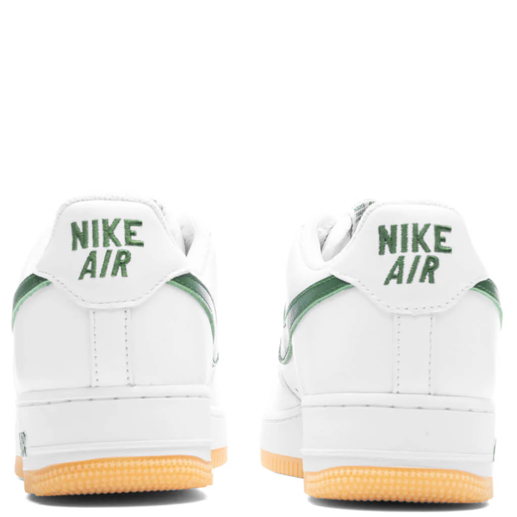Air Force 1 Low Retro - White/Forest Green/Gum Yellow - Image 4