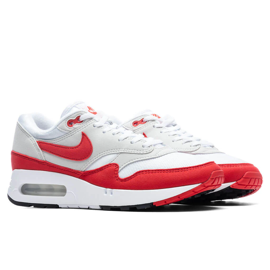 Air Max 1 '86 Original Big Bubble - White/University Red/Neutral Grey - Image 2