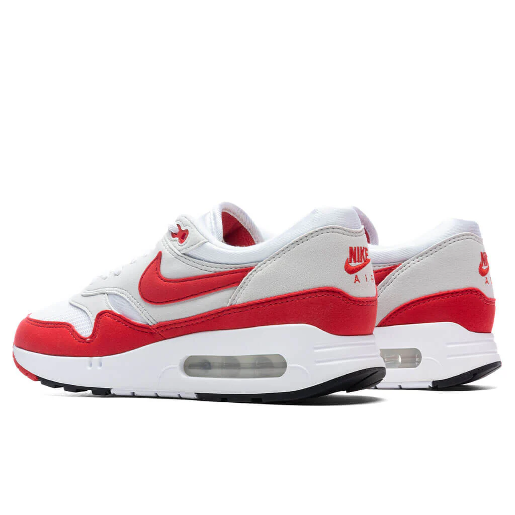 Air Max 1 '86 Original Big Bubble - White/University Red/Neutral Grey - Image 3