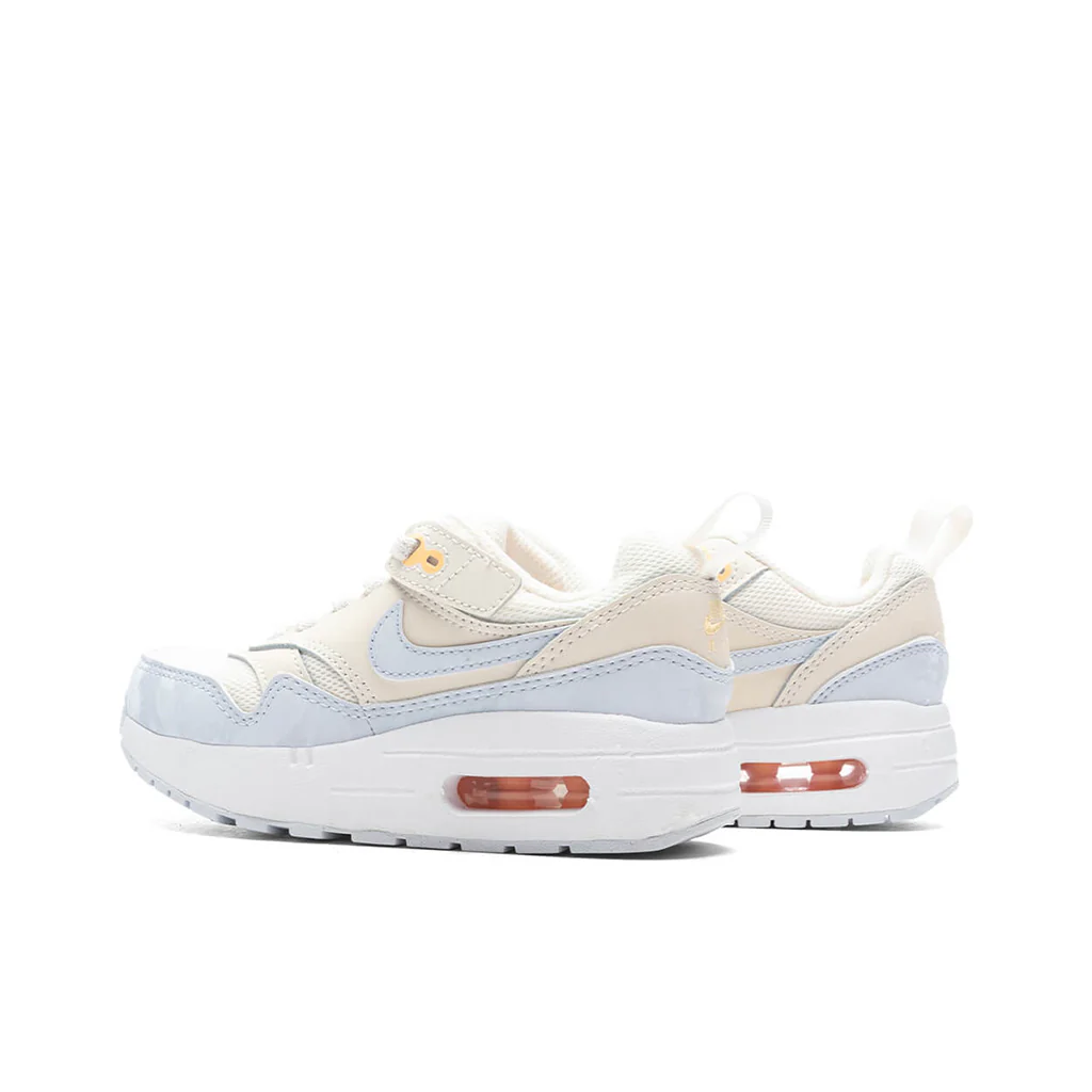 Air Max 1 EZ (PS) - Pale Ivory/Football Grey/Melon Tint - Image 3