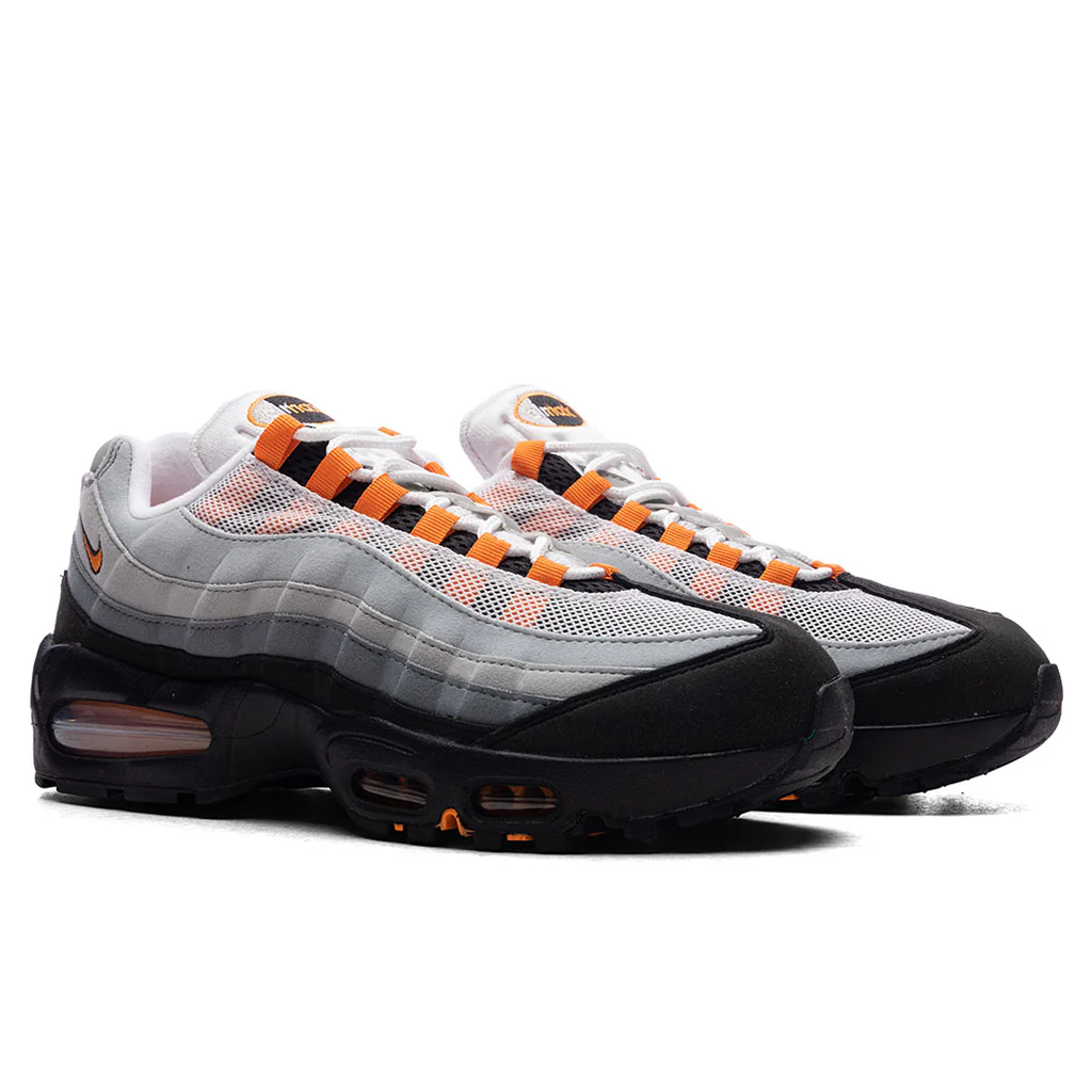 Air Max 95 OG 'Bright Mandarin' - Black/Bright Mandarin/White/Cool Grey - Image 2