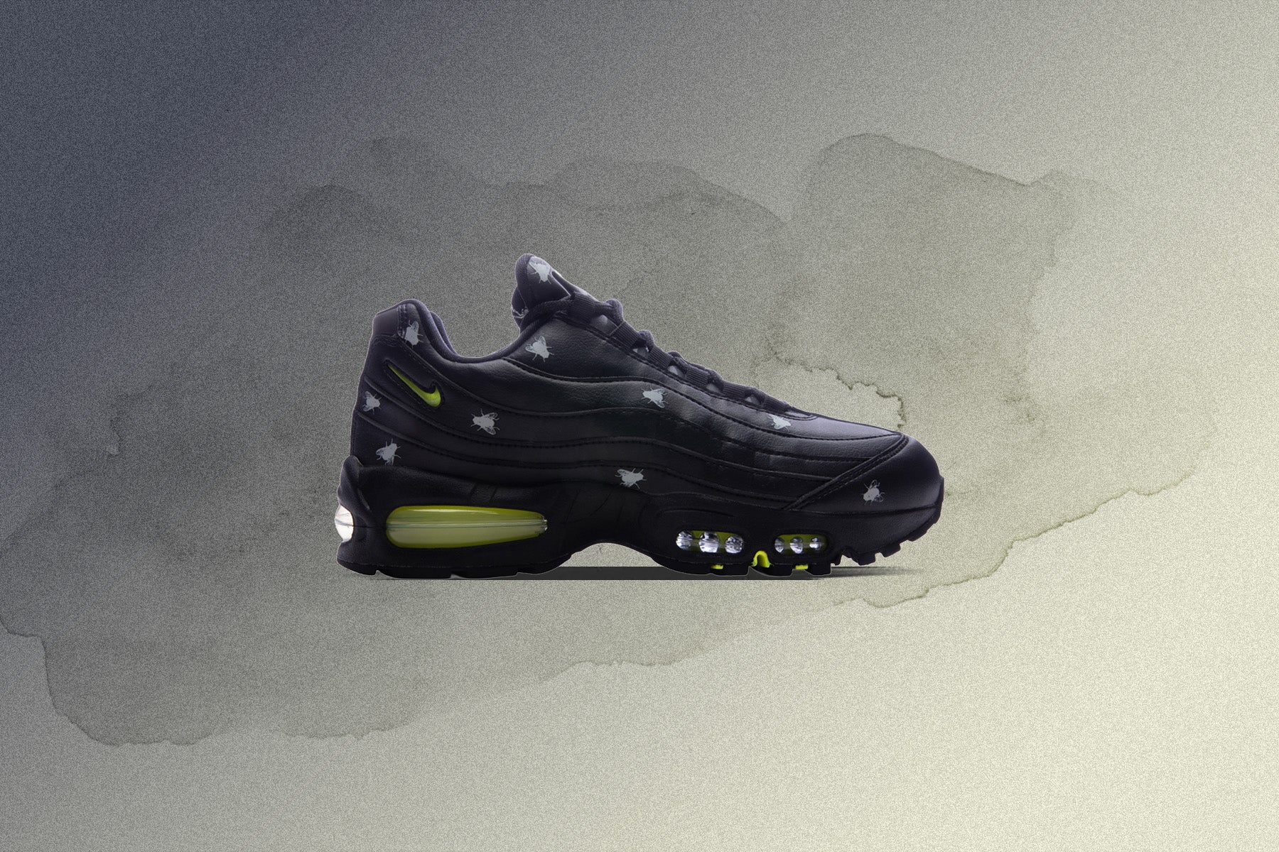Air Max 95 Premium - Black/Neon Yellow/Black/Metallic Dark Grey - Image 5