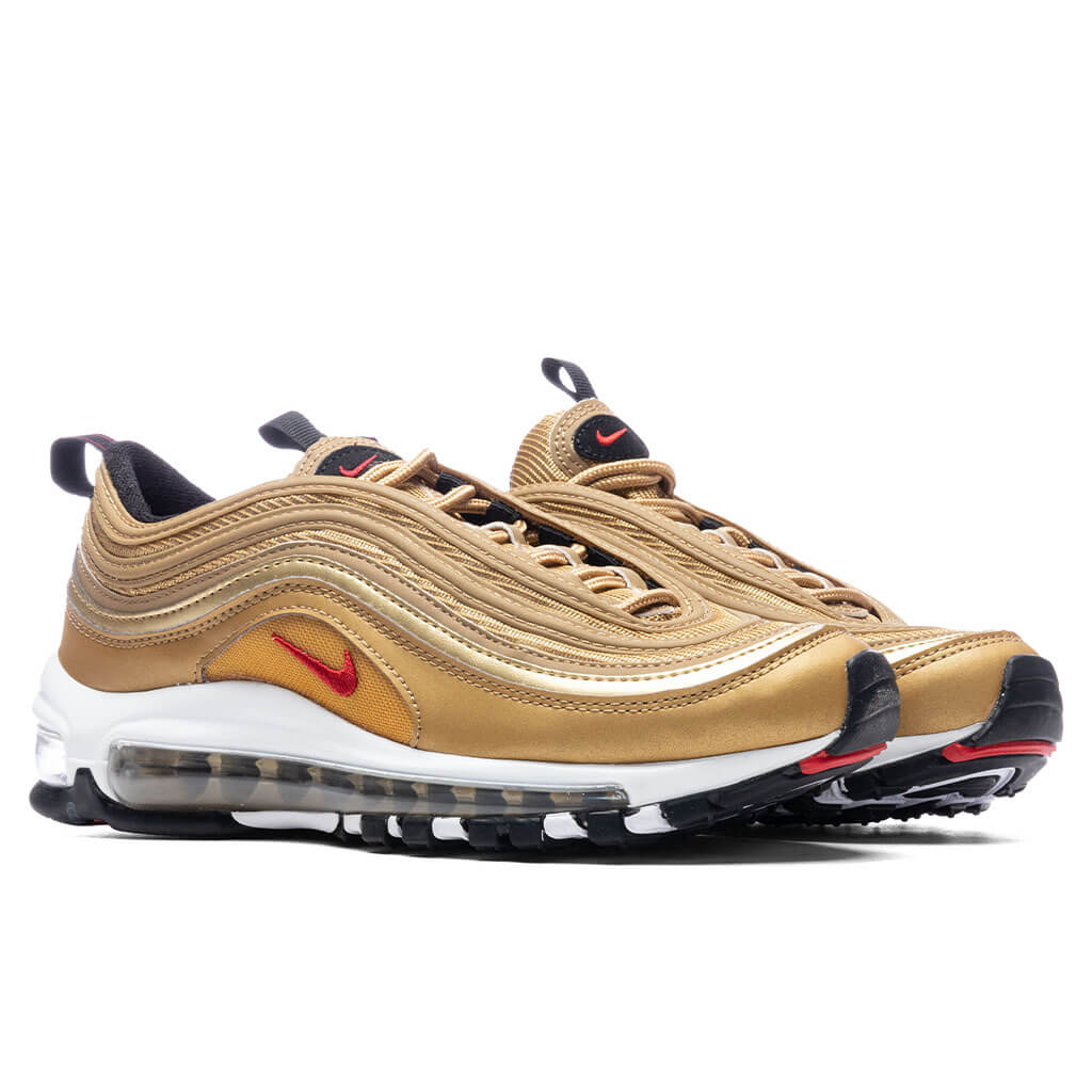 Nike Max 97 (GS) - Metallic Gold/Varsity Red - Image 2