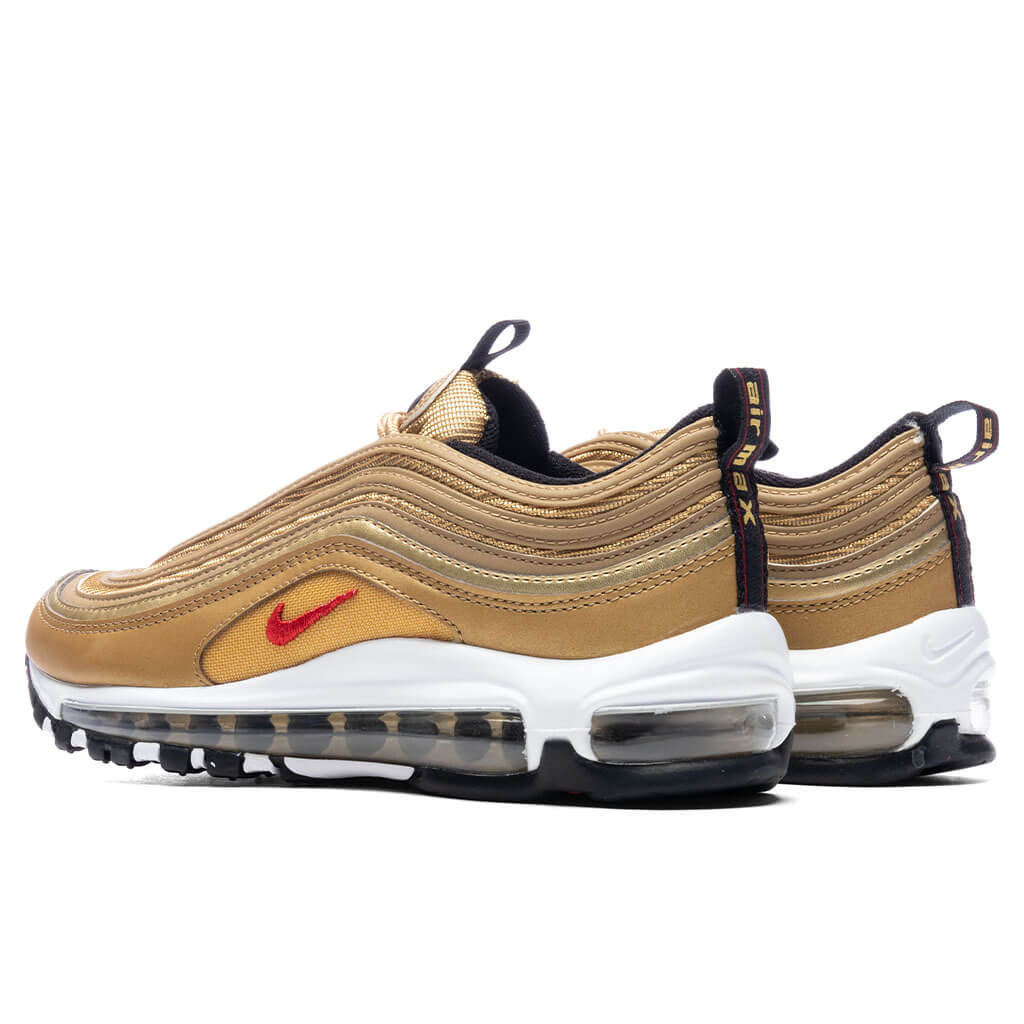 Nike Max 97 (GS) - Metallic Gold/Varsity Red - Image 3