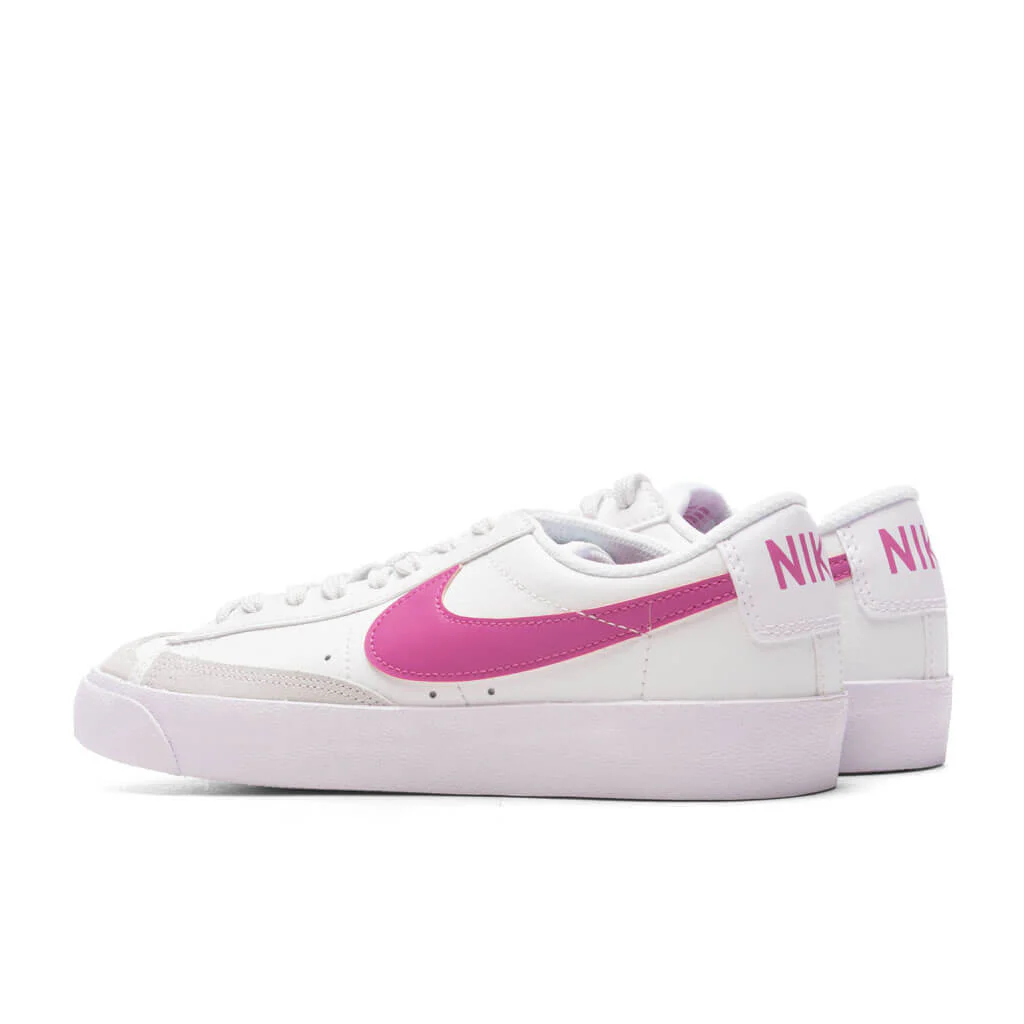 Blazer Low '77 (GS) - Summit White/Cosmic Fuchsia/White - Image 3
