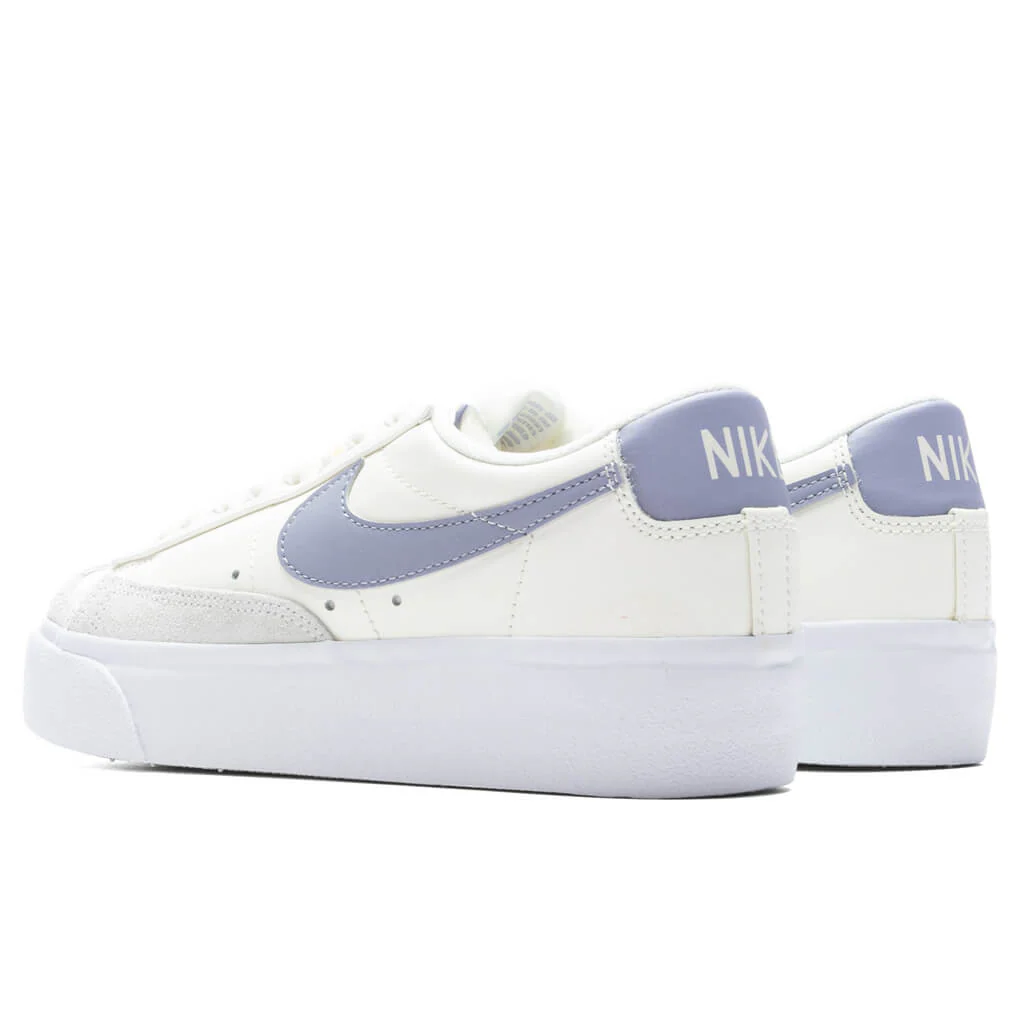 Women's Blazer Low Platform - Sail/Indigo Haze/White - Image 3