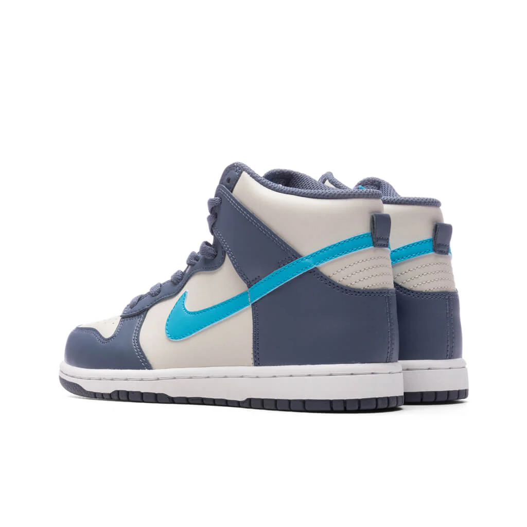 Dunk High (PS) - Light Bone/Blue Lightning/Diffused Blue - Image 3