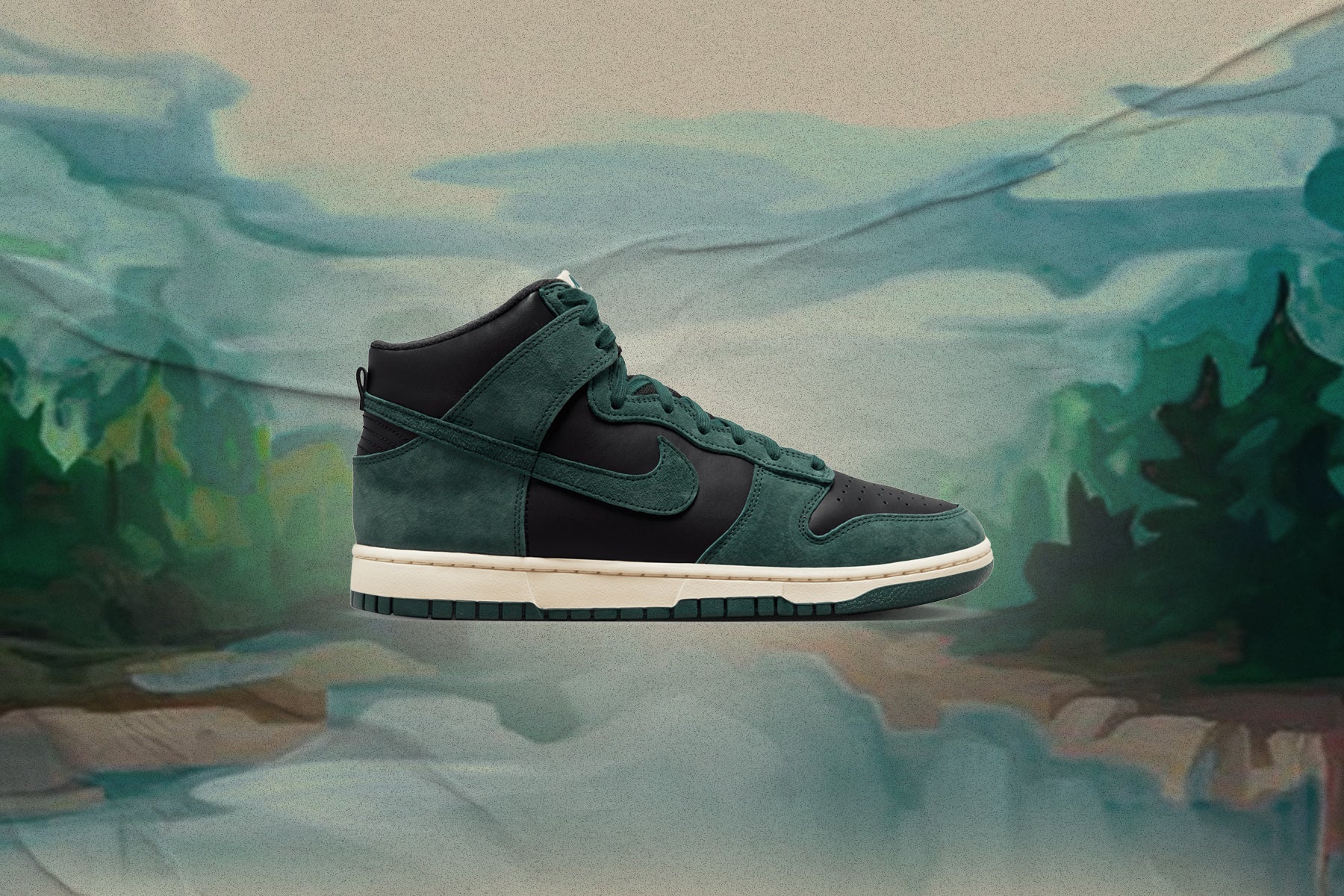 Dunk High Retro PRM - Black/Faded Spruce/Light Cream - Image 5
