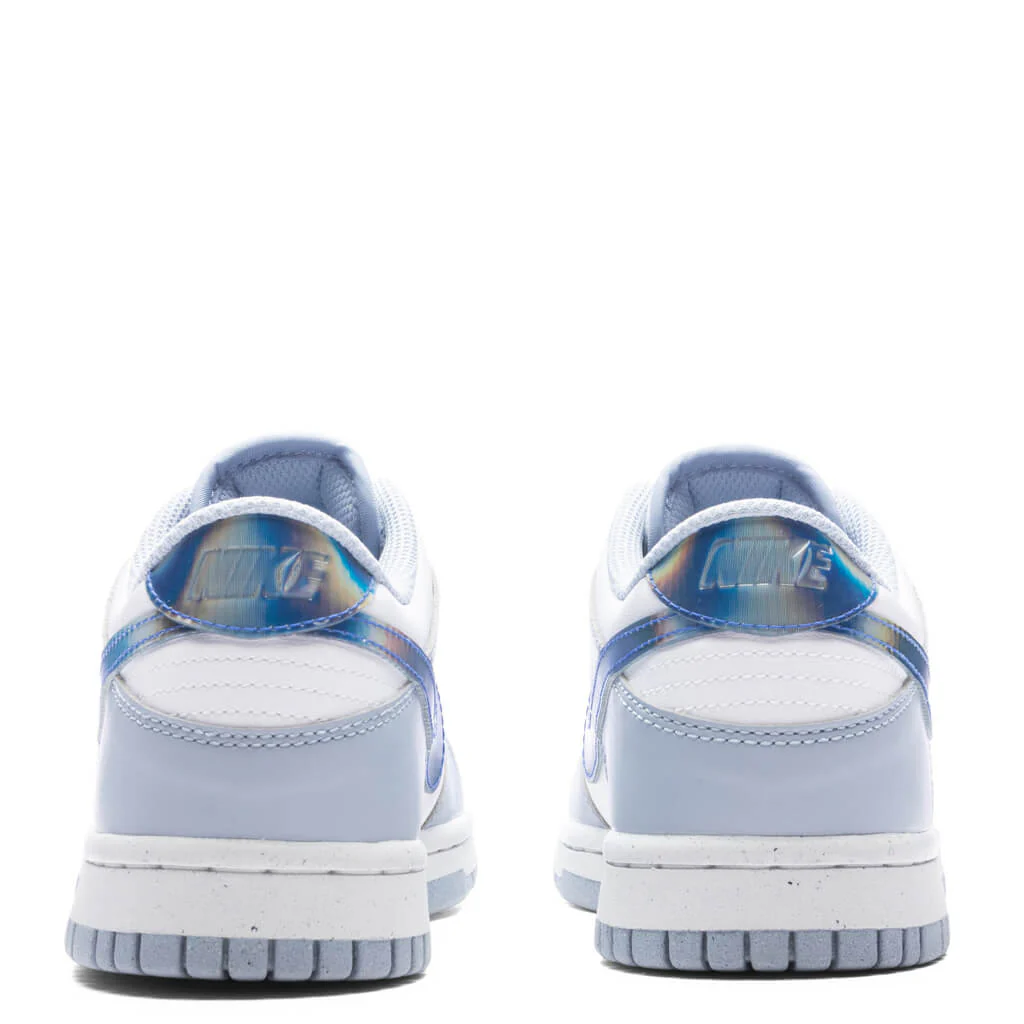 Dunk Low NN (GS) KWE - Blue Whisper/White/Hyper Royal - Image 4