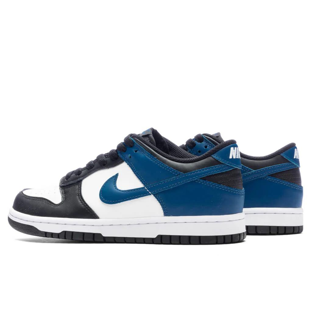 Dunk Low (GS) - Summit White/Industrial Blue/Black - Image 3