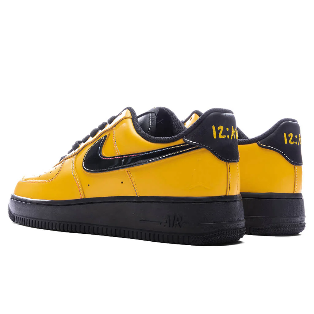Nike x Ja Morant Air Force 1 '07 'Sundial' - Sundial/Black/Cobalt Bliss - Image 3