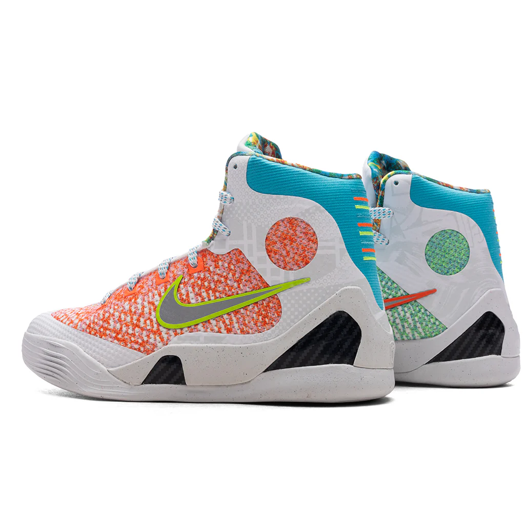 Kobe IX Elite High Protro 'What The Kobe?' (GS) - White/Chlorine Blue/Black - Image 3