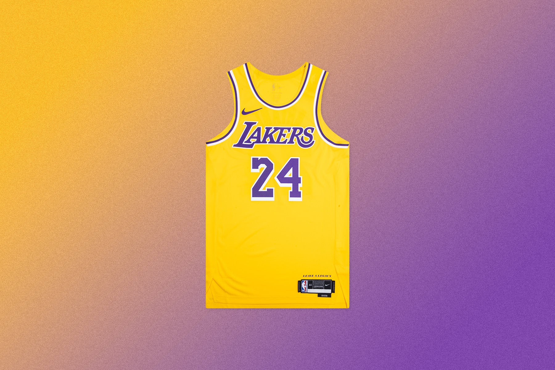 Dri-FIT ADV NBA Authentic Jersey Los Angeles Lakers Icon Edition 2022/23 - Amarillo/Kobe Bryant 24 - Image 6