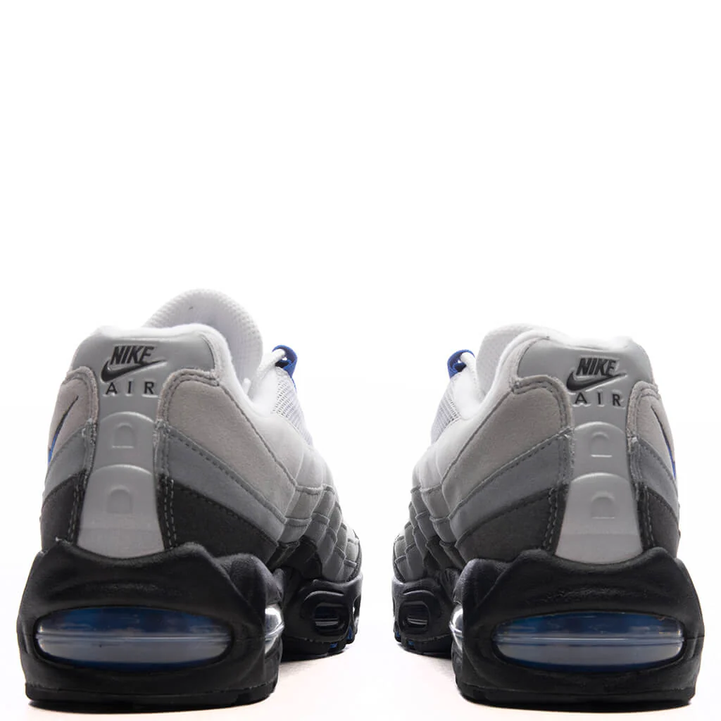 Air Max 95 Big Bubble 'Blue Spark' - White/Blue Spark/Neutral Grey - Image 4