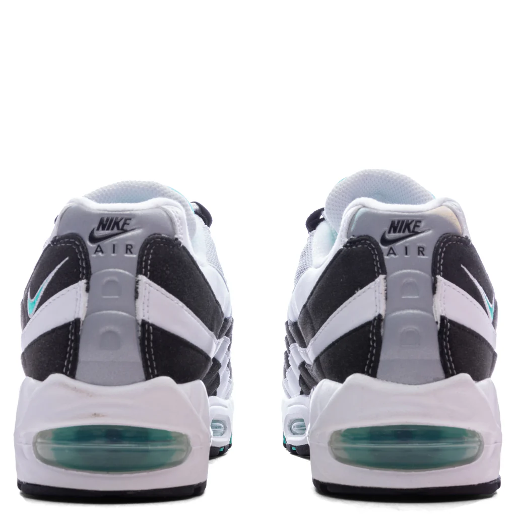 Air Max 95 OG 'Black Border' - White/Hyper Jade/Black/Metallic Silver - Image 4