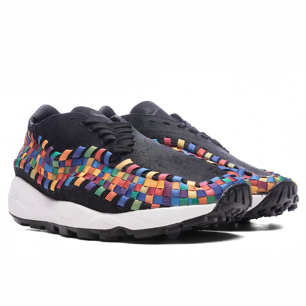 Women's Air Footscape Woven - Black/Black/White - Image 2