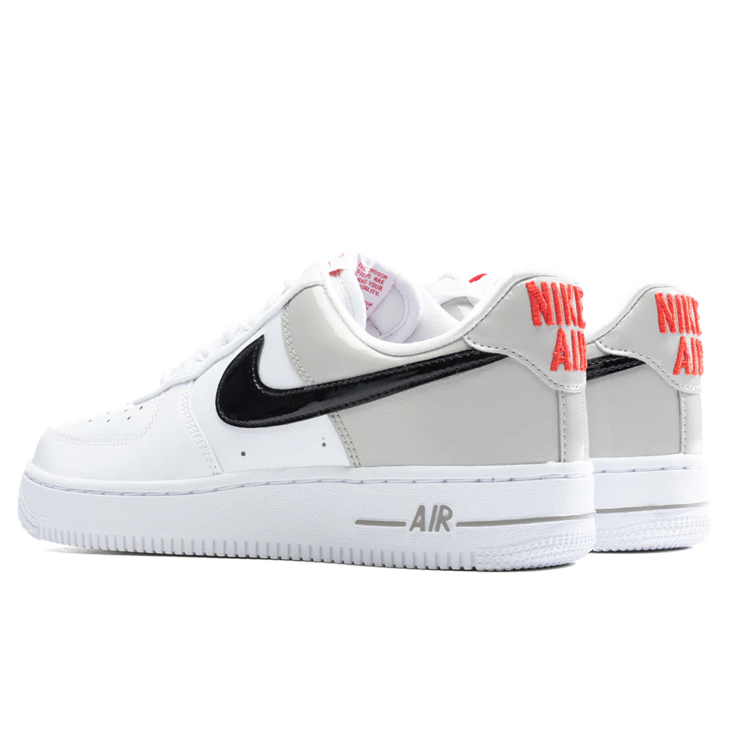 Women's Air Force 1 '07 - Light Iron Ore/ Black/ White/ University Red - Image 3