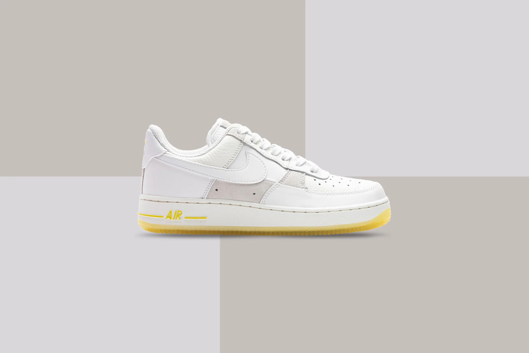 Women's Air Force 1 '07 Low - Summit White/White/Opti Yellow - Image 5