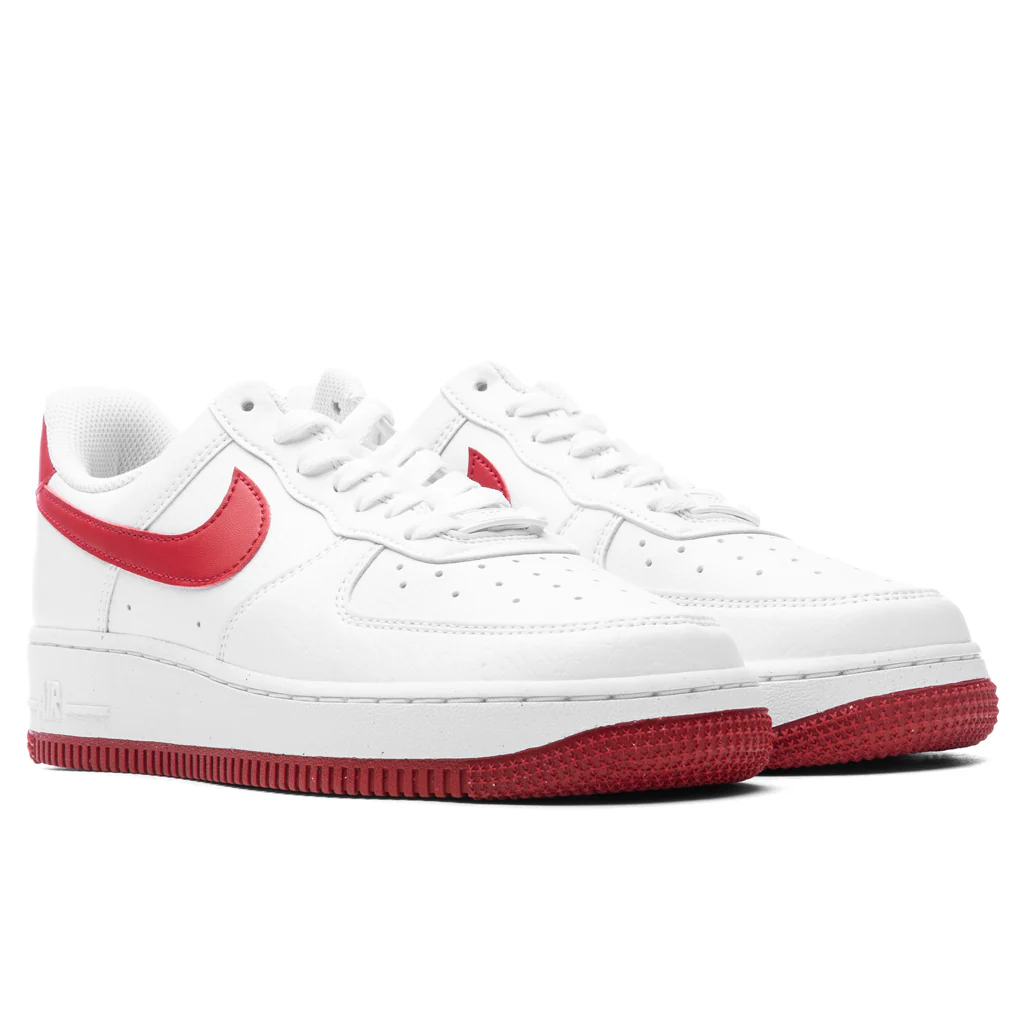 Women's Air Force 1 '07 - White/Gym Red/White/Volt - Image 2