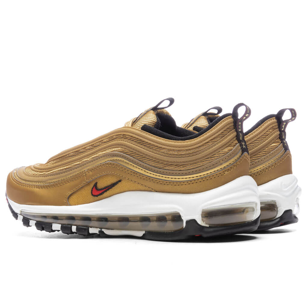 Women's Air Max 97 Golden Bullet - Metallic Gold/Varsity Red/Black - Image 3