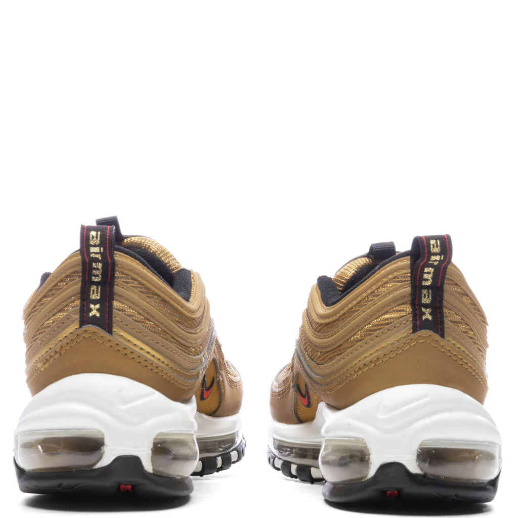 Women's Air Max 97 Golden Bullet - Metallic Gold/Varsity Red/Black - Image 4