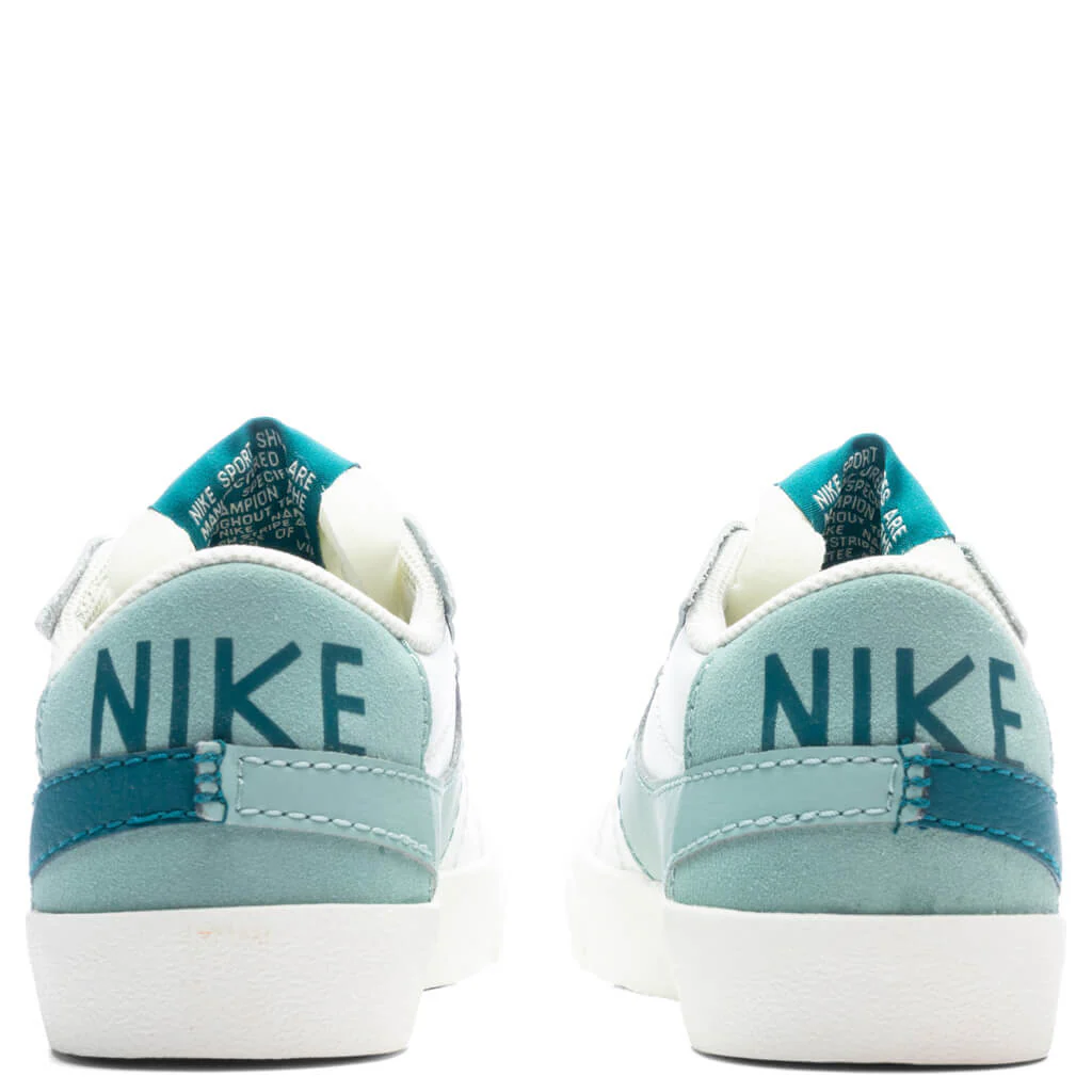 Women's Blazer Low '77 Jumbo - Summit White/Geode Teal/Sea Glass - Image 4