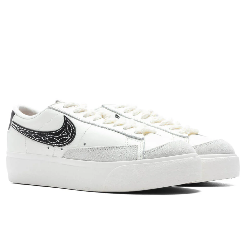 Women's Blazer Low Platform - Sail/Black/Gum Brown - Image 2