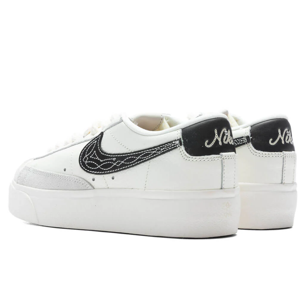 Women's Blazer Low Platform - Sail/Black/Gum Brown - Image 3