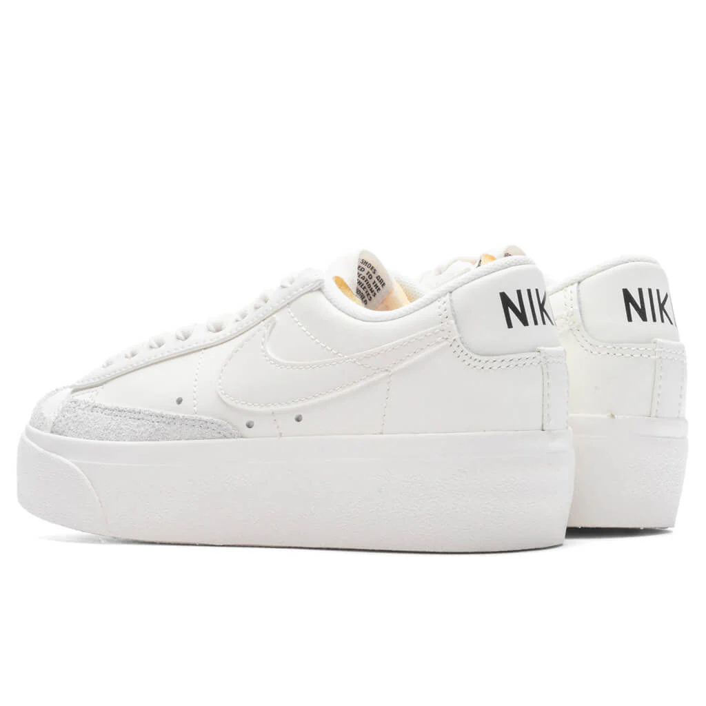 Women's Blazer Low Platform - Sail/Sail/Black - Image 3