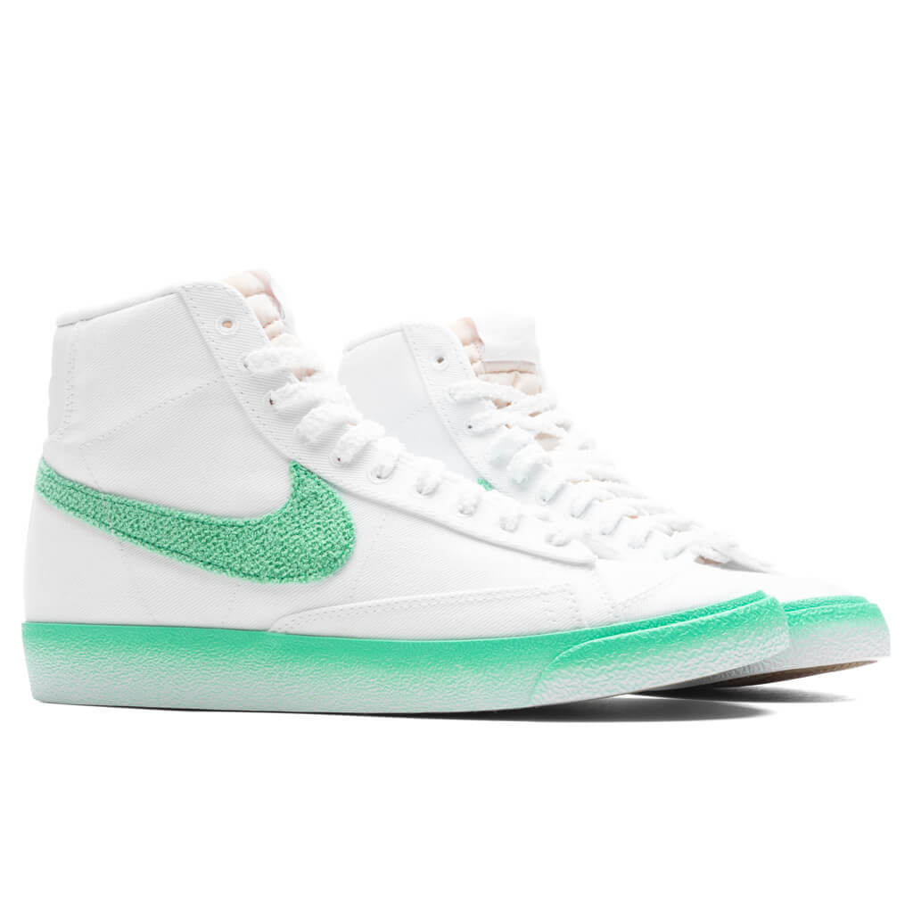 Women's Blazer Mid '77 - White/Spring Green/Barely Green - Image 2