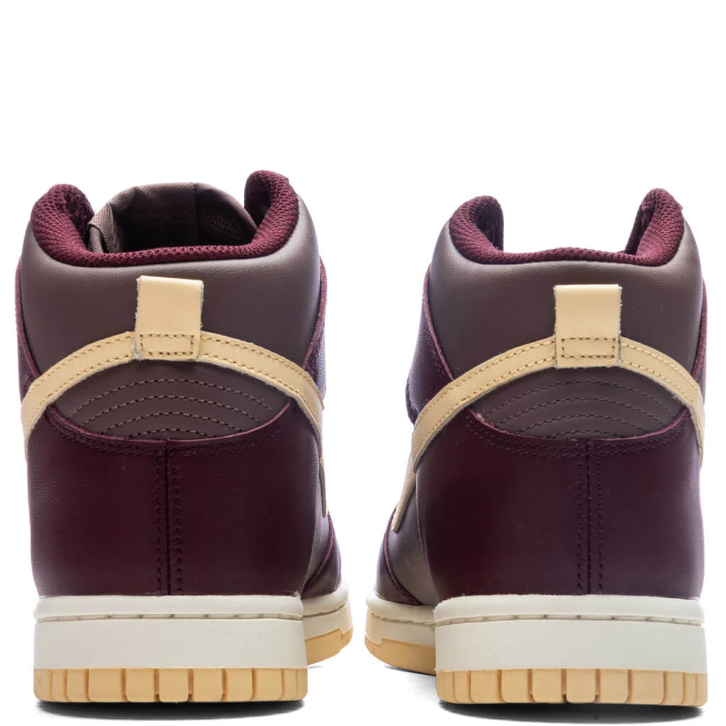 Women's Dunk High - Plum Eclipse/Pale Vanilla/Night Maroon - Image 4