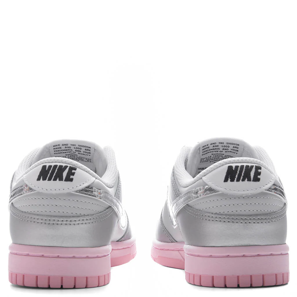 Women's Dunk Low LX - Photon Dust/Metallic Silver/Pink Foam - Image 4