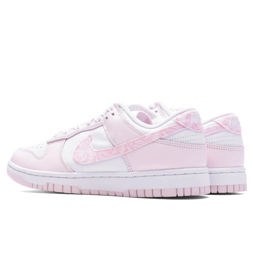 Women's Dunk Low - White/Pearl Pink - Image 3