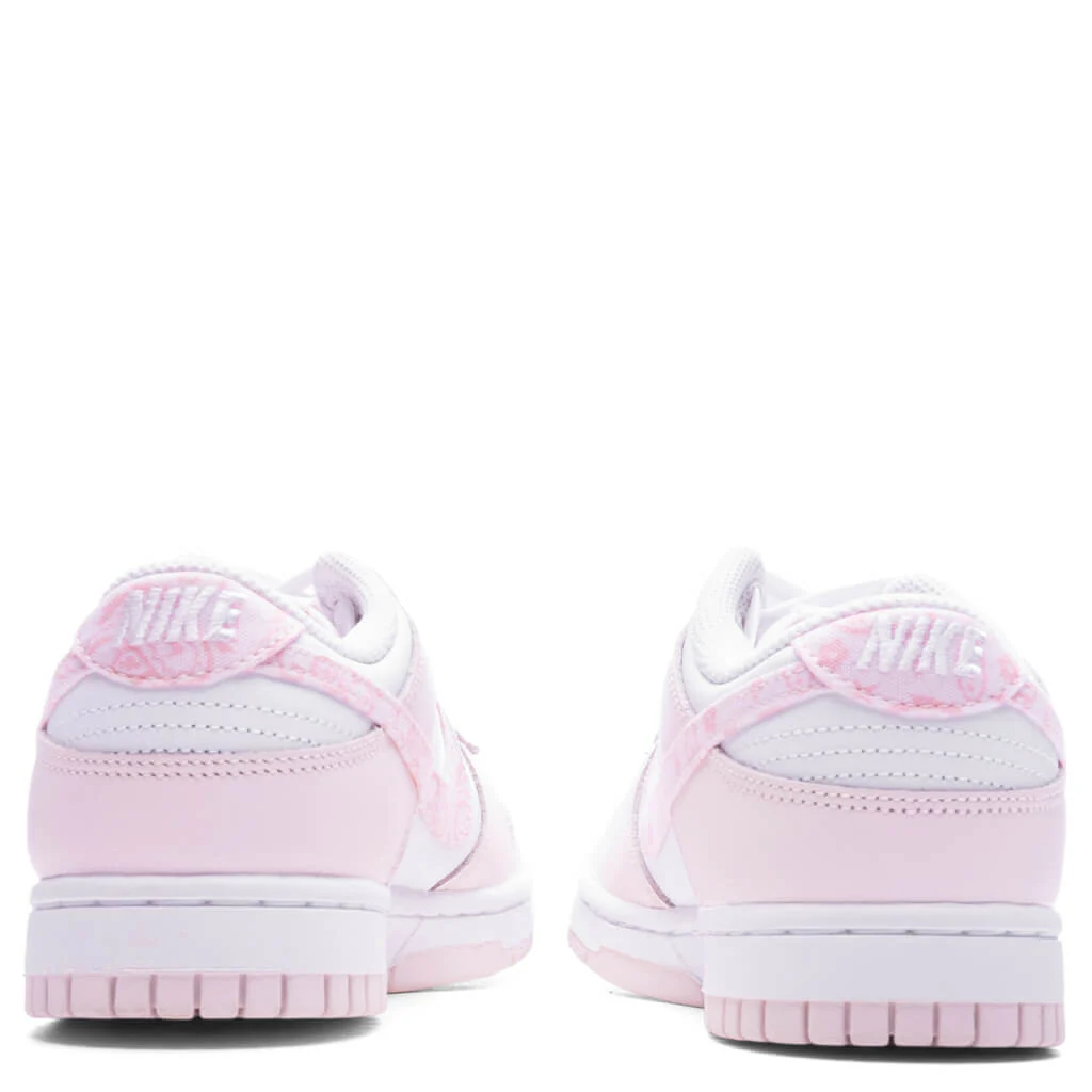 Women's Dunk Low - White/Pearl Pink - Image 4