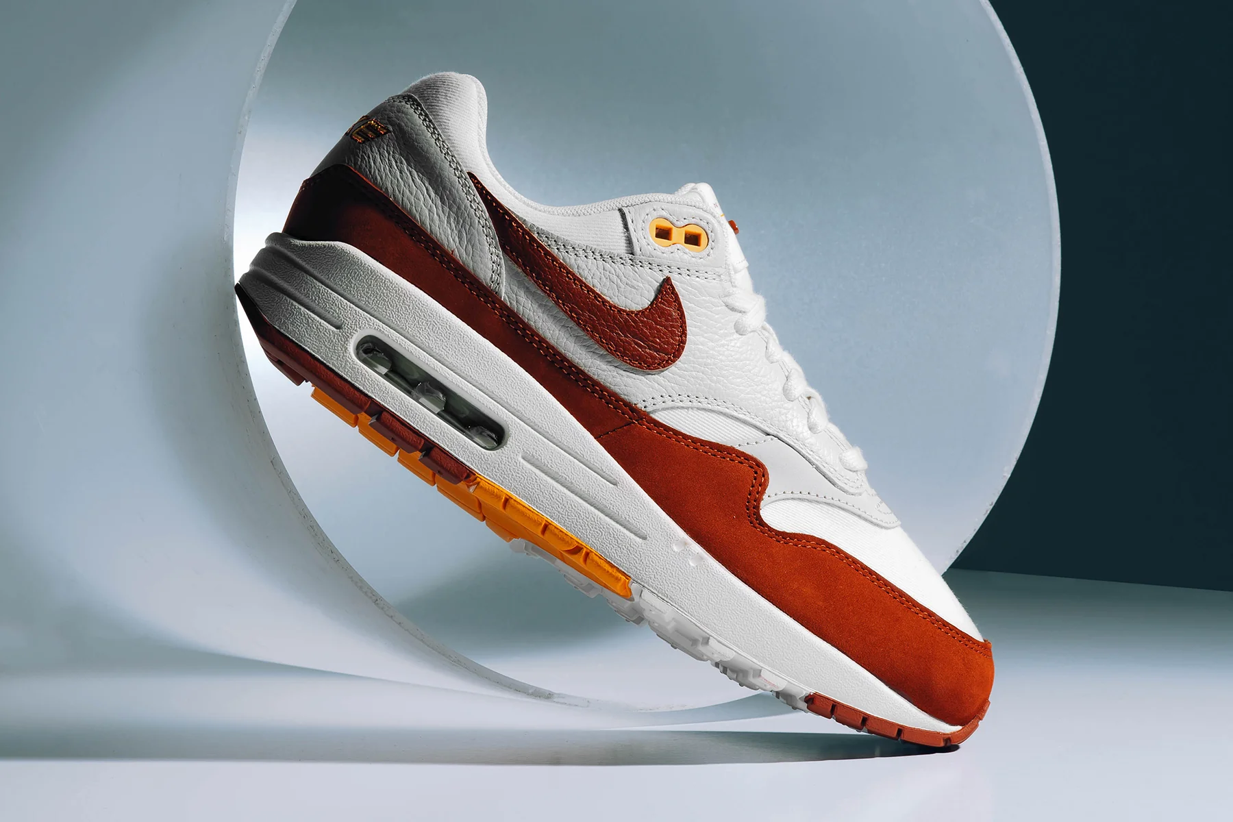 Women's Nike Air Max 1 LX - Sail/Rugged Orange/Light Orewood Brown - Image 5