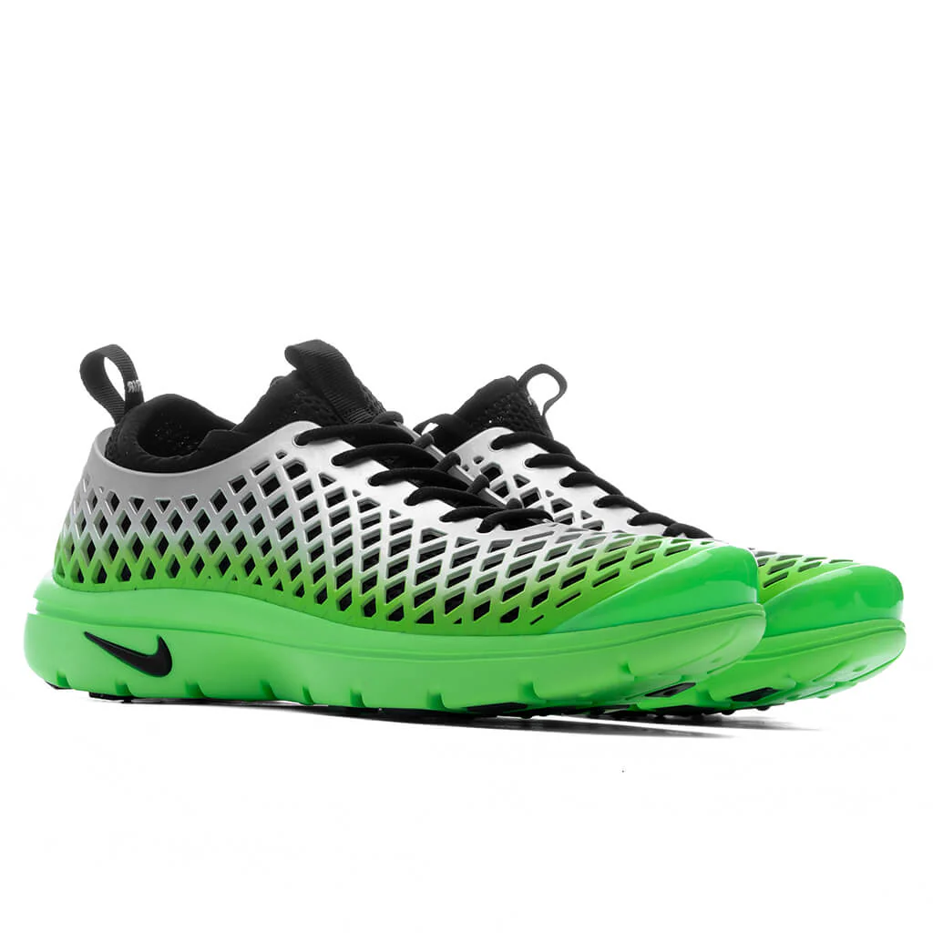 Women's Rejuven8 Run SP - Metallic Silver/Black/Voltage Green - Image 2