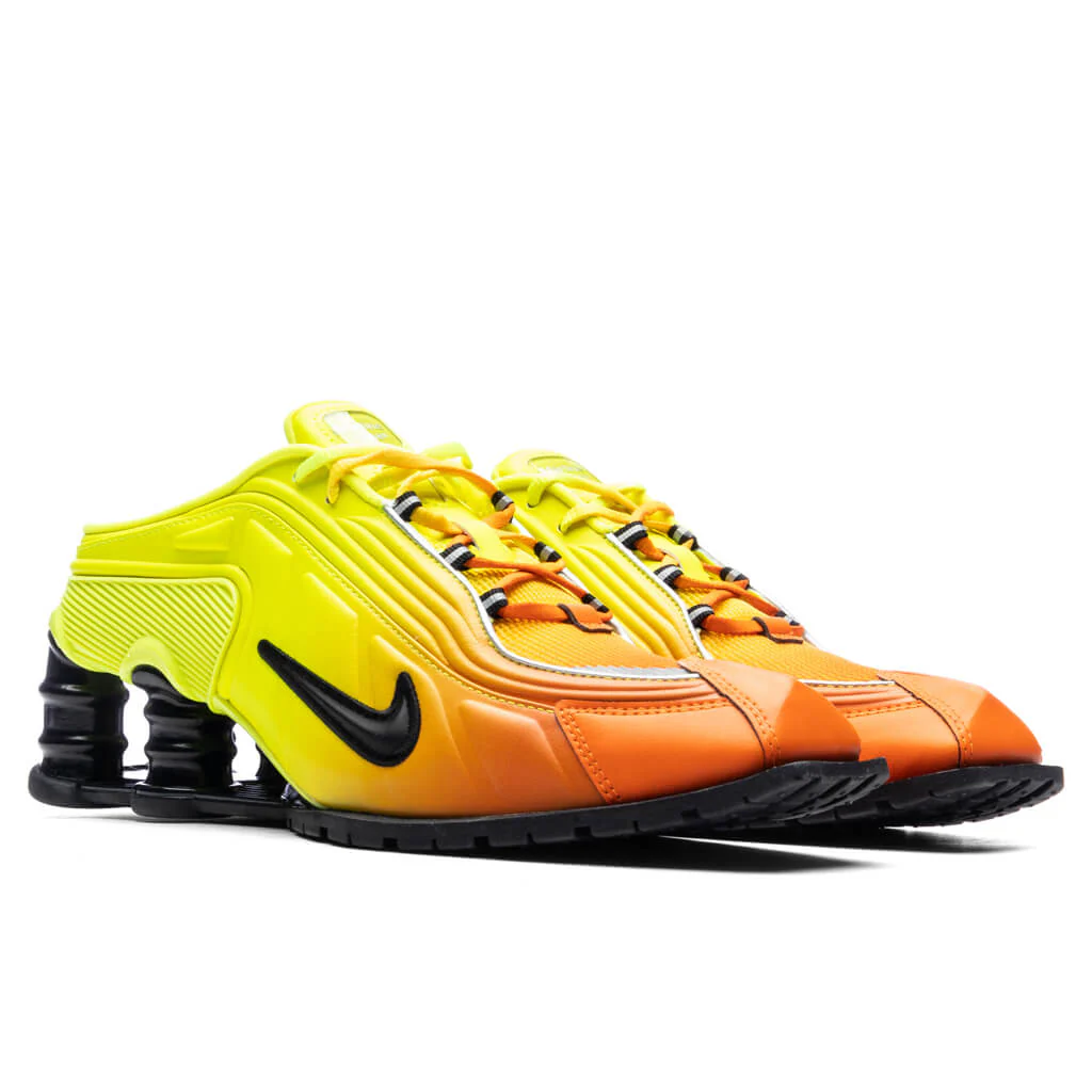 Nike x Martine Rose Women's Shox MR4 - Safety Orange/Black - Image 2