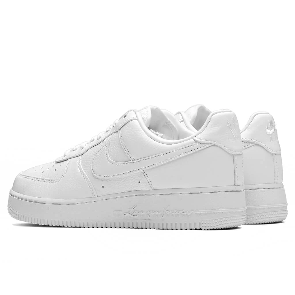 Nike x NOCTA Certified Lover Boy Air Force 1 Low - White/White - Image 3