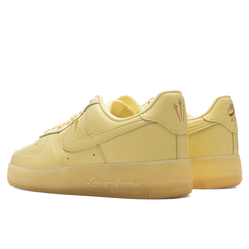Nike x NOCTA Certified Lover Boy Air Force 1 Low - Citron Tint/Cobalt Tint/Metallic Silver - Image 3