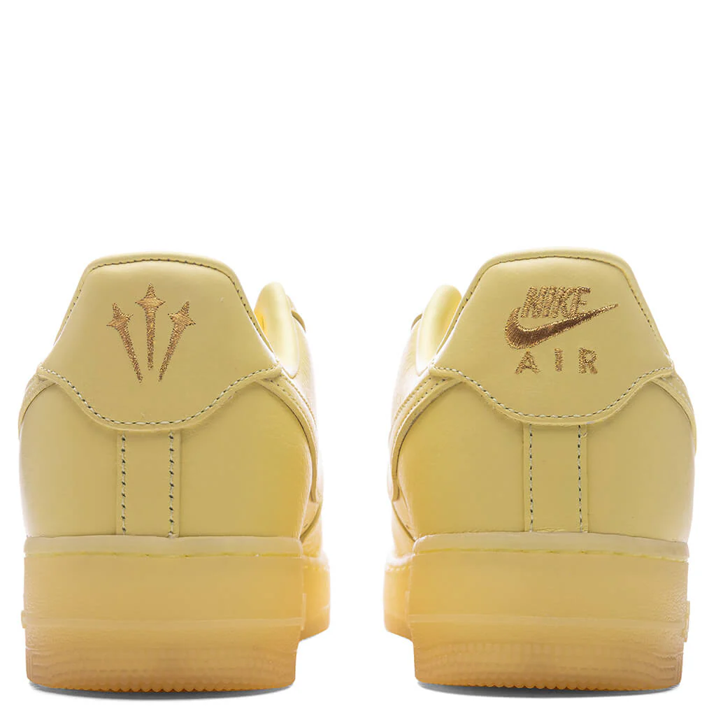 Nike x NOCTA Certified Lover Boy Air Force 1 Low - Citron Tint/Cobalt Tint/Metallic Silver - Image 4