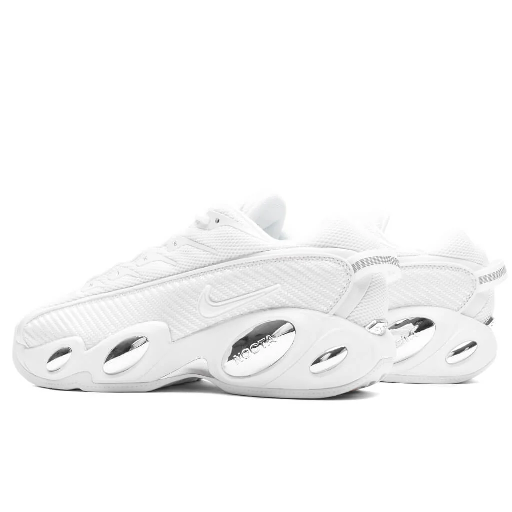 Nike x NOCTA Glide - White/Chrome/University Gold - Image 3